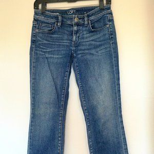 Ann Taylor Loft Modern Straight Jean 26/2
